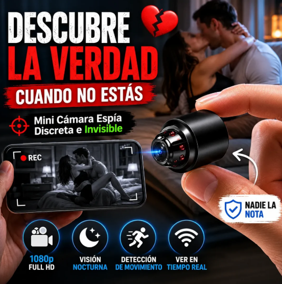 Mini Cámara Espía: Descubre la VERDAD 📹👀