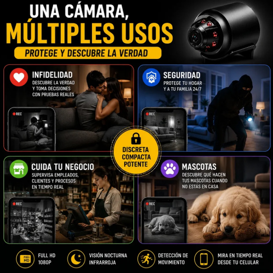 Mini Cámara Espía: Descubre la VERDAD 📹👀