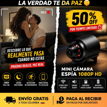 Mini Cámara Espía: Descubre la VERDAD 📹👀