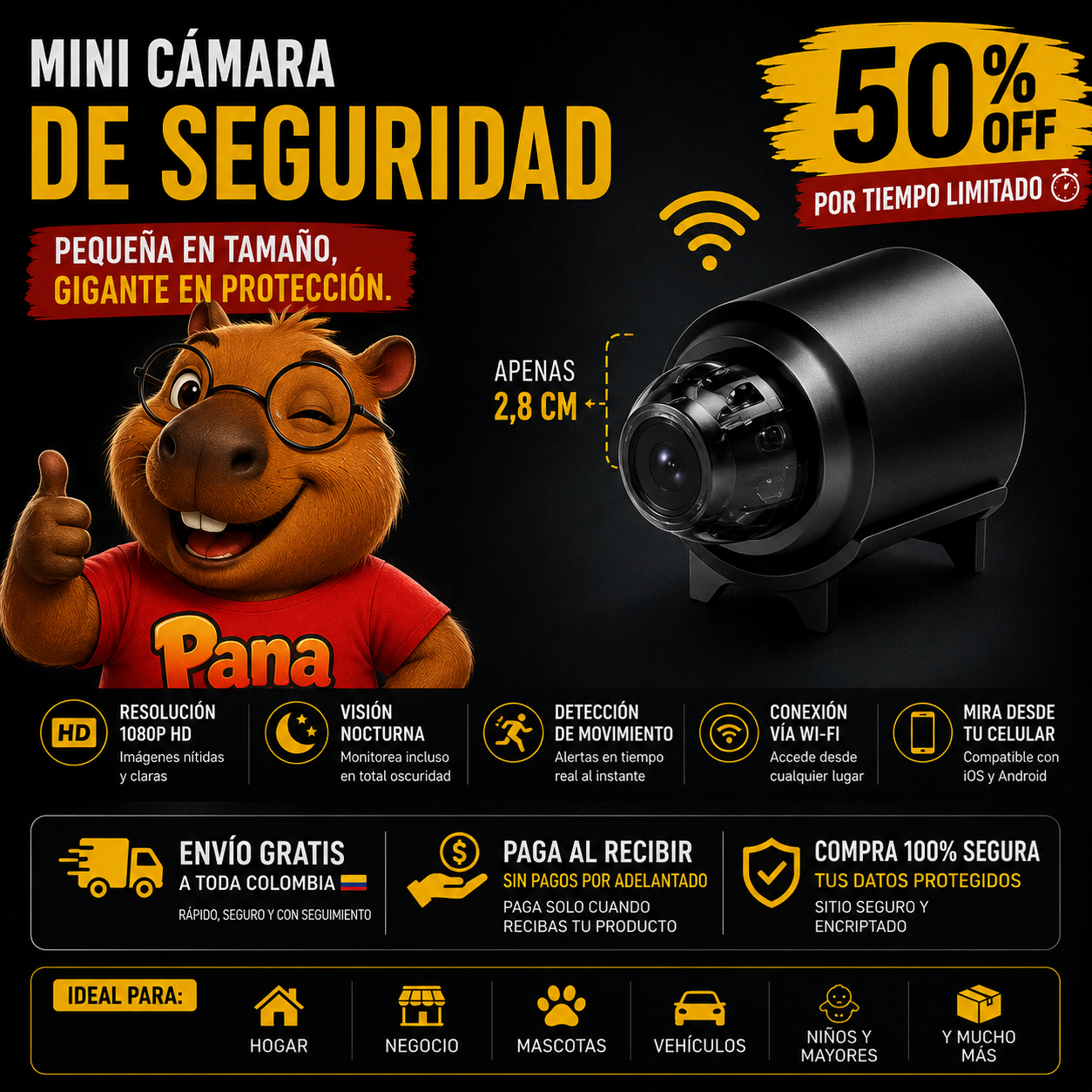 Mini Cámara Espía: Descubre la VERDAD 📹👀